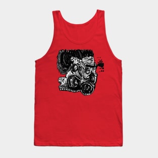 Frankenstein's FingerPainting Tank Top